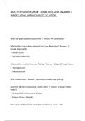 PA ACT 120 STUDY EXAM &num;1 - QUESTIONS AND ANSWERS &vert; WINTER 2026 &vert; WITH COMPLETE SOLUTION&period;