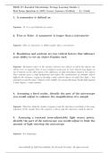 BIOD 171 Essential Microbiology Portage Learning Module 3 Exam &vert; 32 Questions and Answers