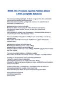 RNRS 117- Pressure Injuries Pearson &lpar;Exam I&rpar; With Complete Solutions