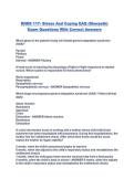 RNRS 117- Stress And Coping EAQ &lpar;Sherpath&rpar; Exam Questions With Correct Answers