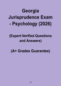 Georgia Jurisprudence Exam Psychology PDF &ndash; Complete Study Guide & Exam Prep