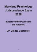 Maryland &lpar;MD&rpar; Psychology Jurisprudence Exam PDF &ndash; Complete Study Guide & Exam Prep