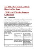 2026&sol;2027 CWB Level 2 Welding Inspector Master Test Bank & Prep Guide &vert; CSA W178&period;2&comma; W59&colon;24&comma; W47&period;1&colon;25  