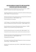 ACQ 1010 MODULE 8 EXAM TEST AND EVALUATION OVERVIEW QUESTIONS AND ANSWERS