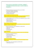  PCHA EXAM &vert; QUESTIONS AND 100&percnt; CORRECT  ANSWERS WITH RATIONALES &vert; LATEST UPDATE  GRADED A&plus; 