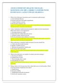  ATI RN COMMUNITY HEALTH CMS EXAM &vert;  QUESTIONS AND 100&percnt; CORRECT ANSWERS WITH  RATIONALES &vert; LATEST UPDATE GRADED A&plus; 