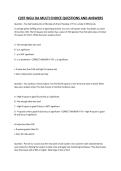 C207 WGU OA MULTI CHOICE QUESTIONS AND ANSWERS&period;