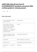 ADPR 3100 &lpar;UGA&sol;Evans&rpar; Test &num;3 COMPREHENSIVE questions answered&comma; 2026 verified graded A&plus; already passed
