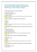 NYCHA SUPERVISOR PAINTER WRITTEN EXAM &vert;  QUESTIONS AND 100&percnt; CORRECT ANSWERS WITH  RATIONALES &vert; LATEST UPDATE GRADED A&plus;