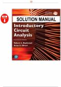 Solution Manual for Introductory Circuit Analysis 14th Global Edition by Boylestad&period;&vert;All chapter covered&comma; Complete test guide graded A&plus;&period;&vert;Latest Update&period;