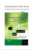 Echocardiography Board Review&colon; 400 Multiple Choice Questions With Discussion 1st Edition by Ramdas Pai