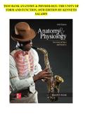 Anatomy & Physiology&colon; The Unity of Form and Function &lpar;10th Edition&rpar; by Kenneth Saladin &ndash; Comprehensive Test Bank Practice Questions with Verified Answers