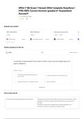 SPEA V 186 Exam 1 Newest 2026 Complete Questions &vert; With 100&percnt; Correct Answers graded A&plus; Guaranteed Success&excl;&excl;
