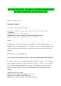 Nutritional Foundations and Clinical Applications 8th Edition Test Bank &vert; Michele Grodner &vert; Nursing Nutrition Exam Questions & Answers