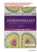 Test Bank for Pathophysiology&colon; The Biologic Basis for Disease in Adults and Children&comma; 8th Edition by Kathryn L&period; McCance & Sue E&period; Huether &lpar;ISBN&colon; 9780323583473&rpar; &mdash; Complete Chapter 1-50 &vert; All Chapters Questions and Answers 