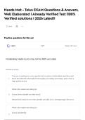 Needs Met - Telus   EXAM Questions & Answers&comma; Well Elaborated &vert; Already Verified Test &vert;100&percnt; Verified solutions &vert; 2026 Latest&excl;&excl;