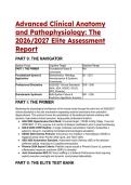 Advanced Clinical Anatomy & Pathophysiology Test Bank&colon; 2026&sol;2027 Elite Clinical Standards & Guidelines