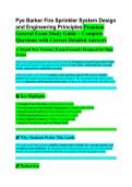 Pye Barker Fire Sprinkler System Design and Engineering Principles Premium Study Guide 2026&sol;2027