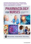Test Bank for Pharmacology for Nurses&colon; A Pathophysiologic Approach 7th Edition by Michael P&period; Adams&comma; Leland N&period; Holland & Diane C&period; Ladwig 2026&sol;2027 &period; Chapter 1-50 &vert;ALL CHAPTERS