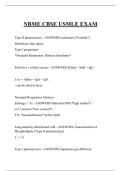 NBME CBSE USMLE EXAM  QUESTIONS AND ANSWERS 2026
