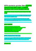 NFPA Standards for Sprinkler Fitters Premium General Exam Study Guide 2026&sol;2027
