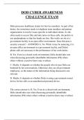 DOD CYBER AWARENESS  CHALLENGE EXAM  QUESTIONS AND ANSWERS 2026