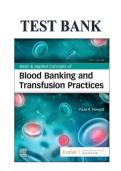 Test Bank For Basic & Applied Concepts of Blood Banking and Transfusion Practices 5th Edition by Paula R&period; Howard&vert;&vert;ISBN NO&colon;10&comma;0323697399&vert;&vert;ISBN NO&colon;13&comma;978-0323697392&vert;&vert;All Chapters&vert;&vert;A&plus;&comma; Guide&period;