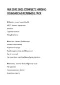 NUR 2092 2026 COMPLETE NURSING FOUNDATIONS READINESS PACK
