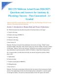 BIO 235 Midterm Actual Exam 2026&sol;2027&colon; Questions and Answers for Anatomy & Physiology Success &ndash; Pass Guaranteed - A&plus; Graded