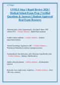 USMLE Step 1 2026 Bundle &vert; Pharmacology&comma; Microbiology & Rapid Review &vert; Verified Questions & Answers &vert; Student-Approved Exam Prep Package