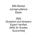 Minnesota Dental Jurisprudence Exam Study Guide &vert; MN Dental Board Prep