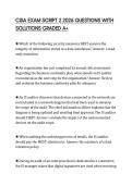 CISA EXAM SCRIPT 2 2026 QUESTIONS WITH SOLUTIONS GRADED A&plus;