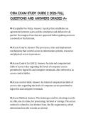CISA EXAM STUDY GUIDE 2 2026 FULL QUESTIONS AND ANSWERS GRADED A&plus;