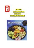 Nutrition Concepts and Controversies &ndash; Test Bank &vert; 5th Edition &vert; Frances Sizer&comma; Ellie Whitney&comma; Leonard Piche &vert; Complete Exam Material