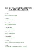 CISC 3140 FINAL SCRIPT 2026 QUESTIONS WITH SOLUTIONS GRADED A&plus;