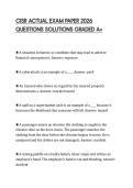 CISR ACTUAL EXAM PAPER 2026 QUESTIONS SOLUTIONS GRADED A&plus;