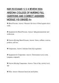 NUR 215 EXAMS 1 2 3 4 REVIEW 2026 ARIZONA COLLEGE OF NURSING FULL QUESTIONS AND CORRECT ANSWERS MODULE 1-10 GRADED A&plus;