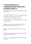 CIVICS EXAM BUNDLED 2026 COMPREHENSIVE REVIEW MATERIAL WELL ILLUSTRATED CORRECT A&plus;
