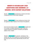 NREMT PRACTICE 2026 QUESTIONS  AND ANSWERS &vert; A&plus; GRADED &vert; WITH  EXPERT SOLUTIONS 