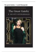 Boekverslag Engels  THE GREAT GATSBY 