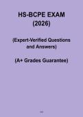 HS-BCPE Exam PDF &ndash; Complete Study Guide & Certification Prep