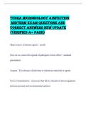 TCDHA Microbiology &infection  Midterm Exam Questions and Correct Answers New Update &lpar;Verified A&plus; Pass&rpar;