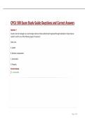 CPCU 500 Exam Study Guide Questions and Correct Answers&period;