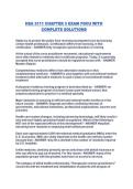 HSA 3111 CHAPTER 3 EXAM FGCU WITH COMPLETE SOLUTIONS
