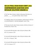 CM 2113 FINAL EXAM EXAM SCRIPT 2026 COMPREHENSIVE QUESTIONS WITH DETAILED SOLUTIONS GRADED A&plus;