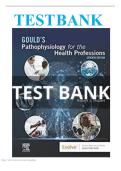 Test bank for gould s pathophysiology for the health professions 7th edition vanmeter