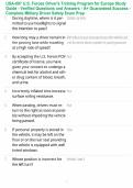USA-007 U&period;S&period; Forces Driver's Training Program for Europe Study Guide - Verified Questions and Answers - A&plus; Guaranteed Success - Complete Military Driver Safety Exam Prep