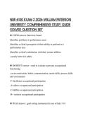NUR 6130 EXAM 2 2026 WILLIAM PATERSON UNIVERSITY COMPREHENSIVE STUDY GUIDE SOLVED QUESTION SET