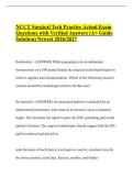 NCCT Surgical Tech Practice Actual Exam Questions with Verified Answers &lpar;A&plus; Guide Solution&rpar; Newest 2026&sol;2027