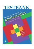 Test Bank for A Problem Solving Approach to Mathematics for Elementary School Teachers&comma; 13th Edition Rick Billstein&comma; Shlomo Libeskind&comma; Johnny Lott&vert;&vert;ISBN NO&colon;&vert;&vert;ISBN NO&colon;&vert;&vert;All Chapters&vert;&vert;Complete Guide A&plus;